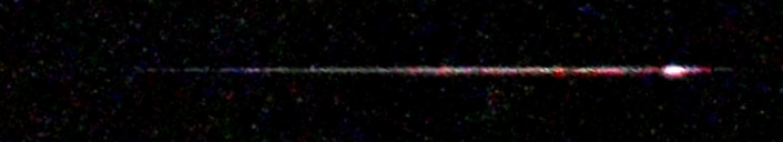 Processed fireball image