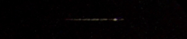 Unprocessed fireball image