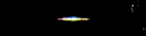 Processed fireball image