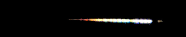 Processed fireball image