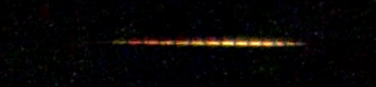 Processed fireball image