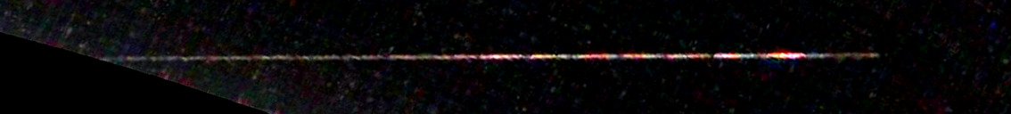Processed fireball image