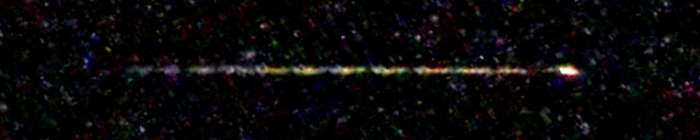 Processed fireball image