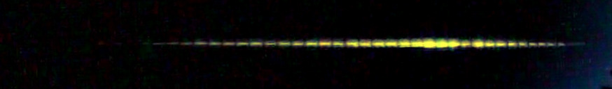 Processed fireball image