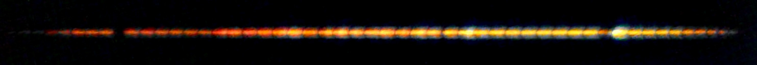 Processed fireball image