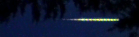 Unprocessed fireball image