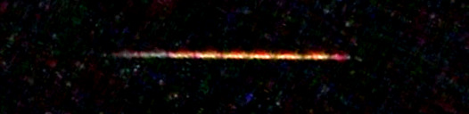 Processed fireball image