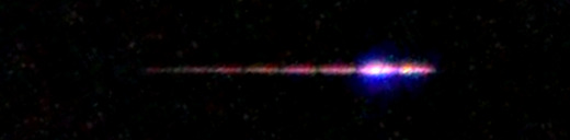 Processed fireball image