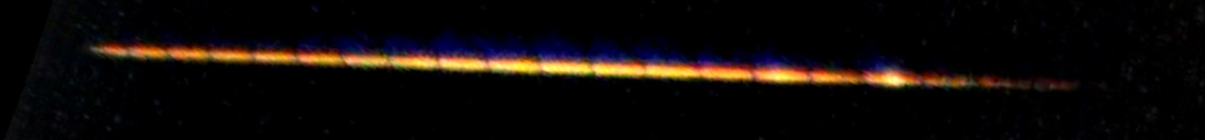 Processed fireball image