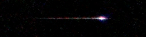 Processed fireball image