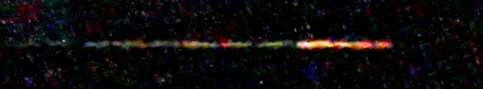 Processed fireball image