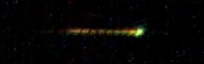 Processed fireball image