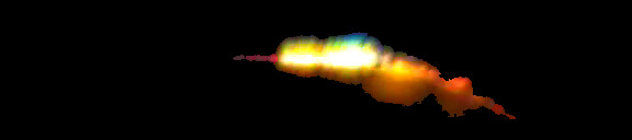 Processed fireball image