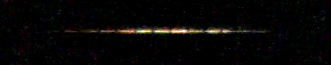 Processed fireball image