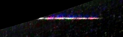 Processed fireball image