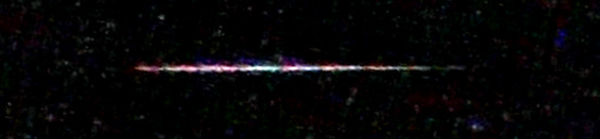 Processed fireball image