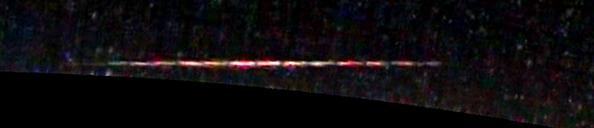 Processed fireball image