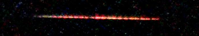 Processed fireball image