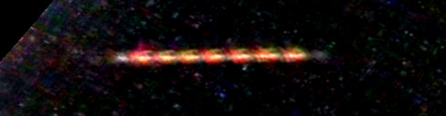 Processed fireball image