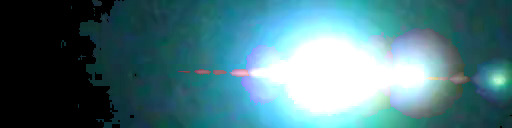 Processed fireball image