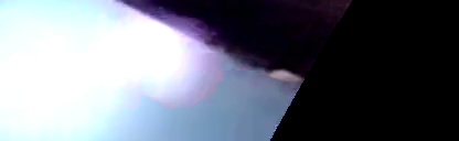 Unprocessed fireball image