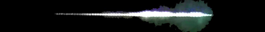 Processed fireball image