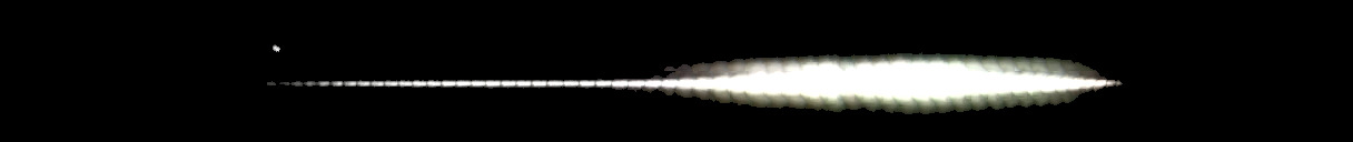 Processed fireball image