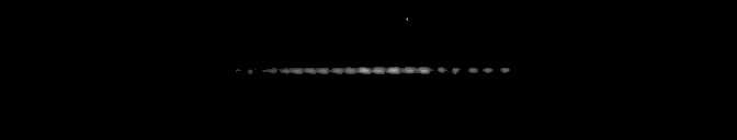 Processed fireball image