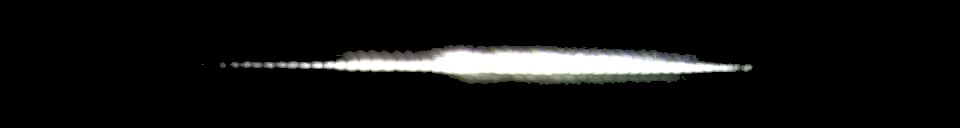 Processed fireball image