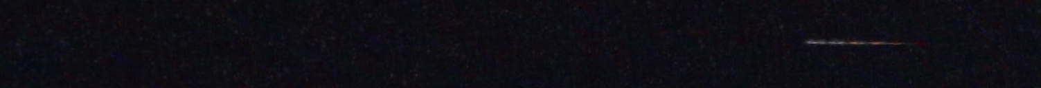 Unprocessed fireball image