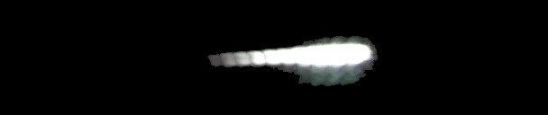 Processed fireball image