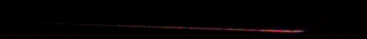 Unprocessed fireball image