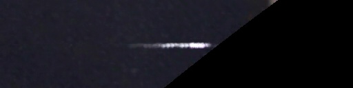 Unprocessed fireball image