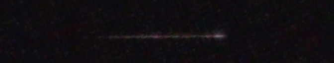 Unprocessed fireball image