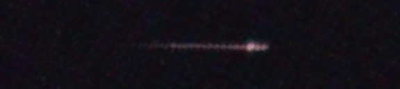 Unprocessed fireball image