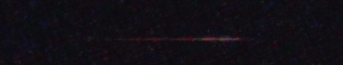 Unprocessed fireball image