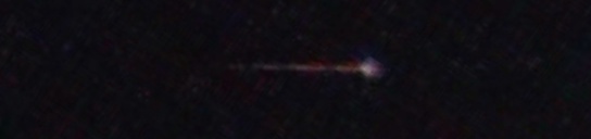 Unprocessed fireball image