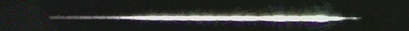 Unprocessed fireball image