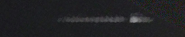 Unprocessed fireball image