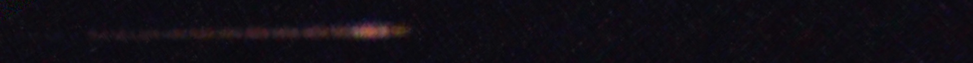 Unprocessed fireball image