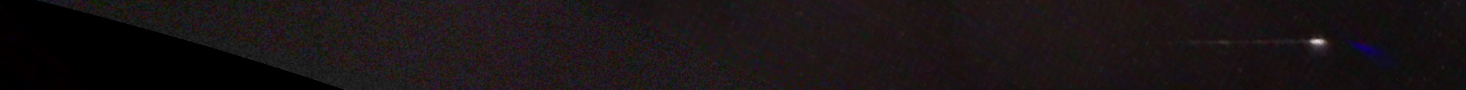 Unprocessed fireball image