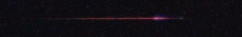 Unprocessed fireball image