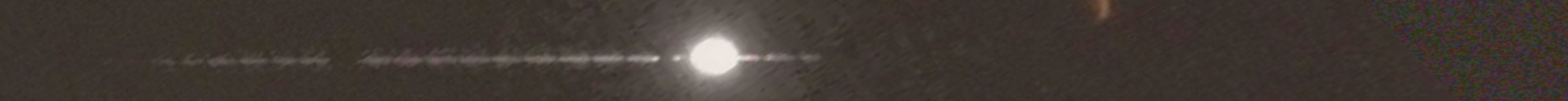 Unprocessed fireball image