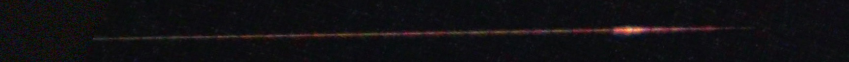 Unprocessed fireball image