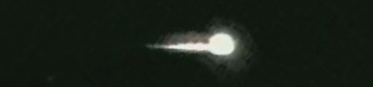 Unprocessed fireball image