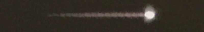 Unprocessed fireball image