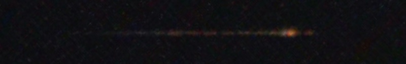 Unprocessed fireball image