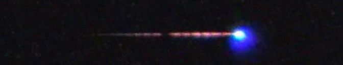 Unprocessed fireball image