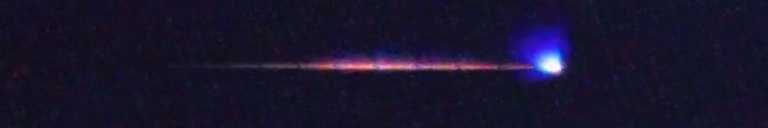 Unprocessed fireball image