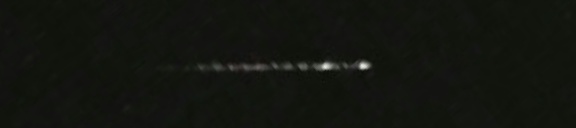 Unprocessed fireball image